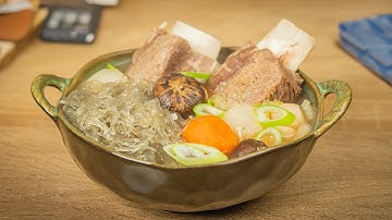 Cách Nấu Canh Sườn Bò Hàn Quốc Ngọt Thanh Bổ Dưỡng Với Rau Củ | Cook béo