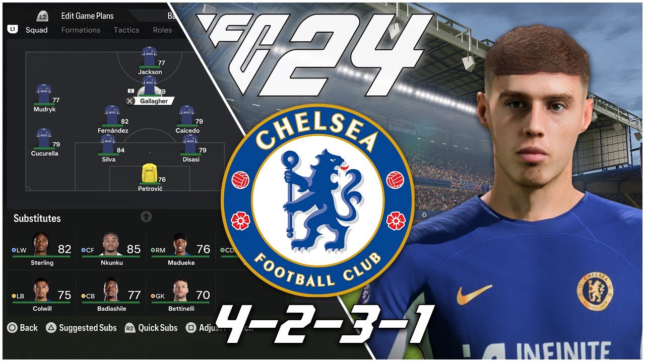 Pochettino's Tactical Revolution: Chelsea's Updated 4-2-3-1 Tactics Unveiled | EA FC 24