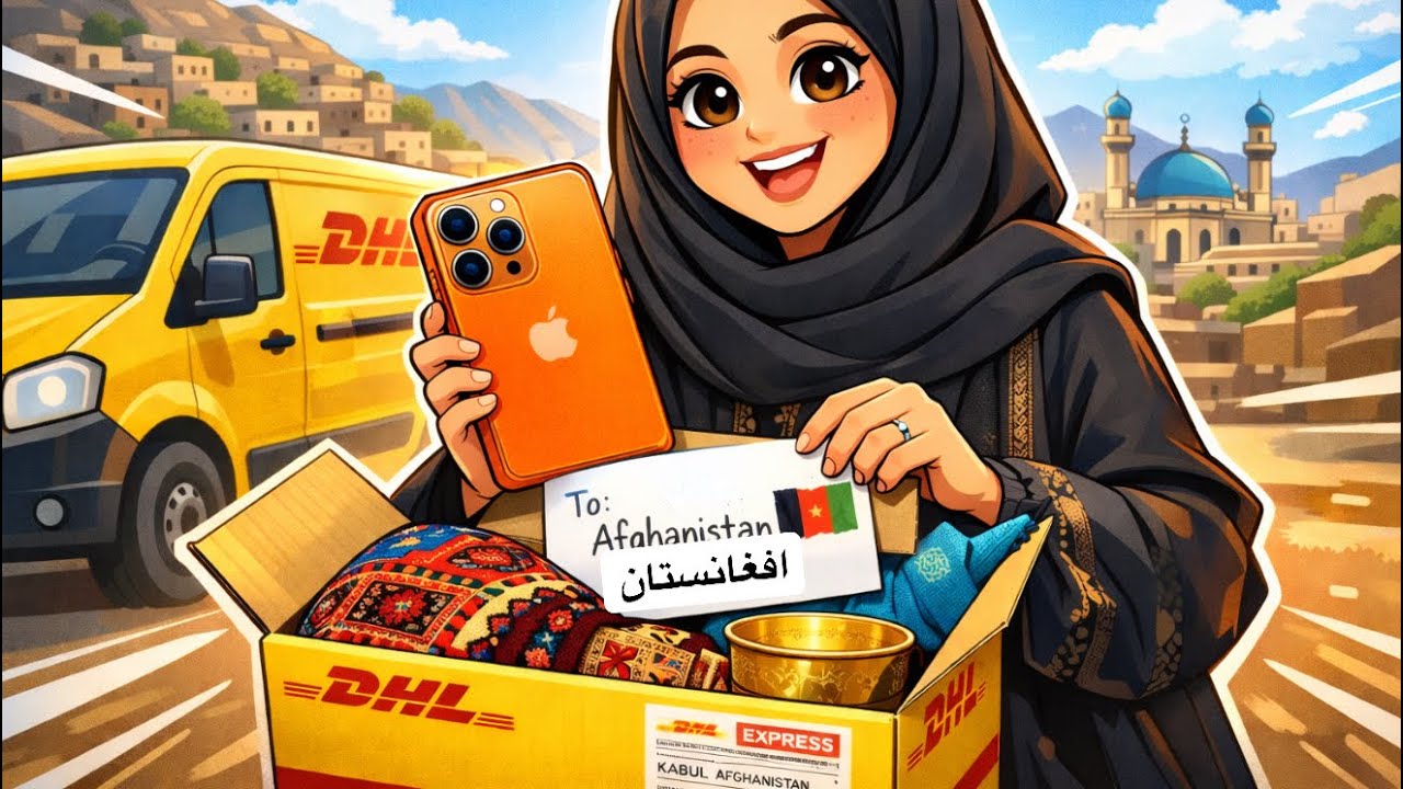 ارسال تحفه و موبایل به افغانستان با DHL