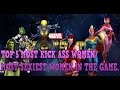 MARVEL CONTEST OF CHAMPIONS - TOP 5 KICK ASS WOMEN / SEXY WOMEN OF CONTEST