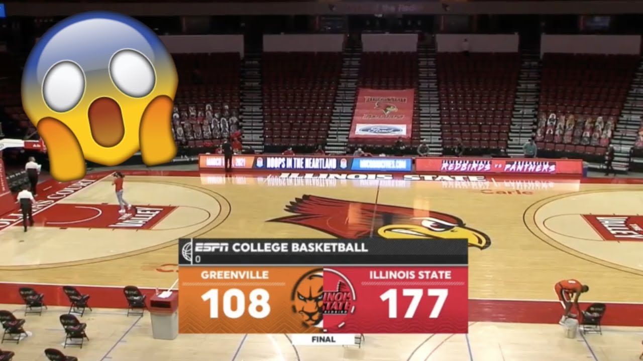 Illinois State Basketball Scores 177 Points vs Greenville 2020 College Basketball