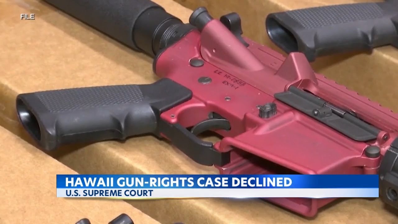 Supreme Court rejects case against Hawaii's gun-licensing law
