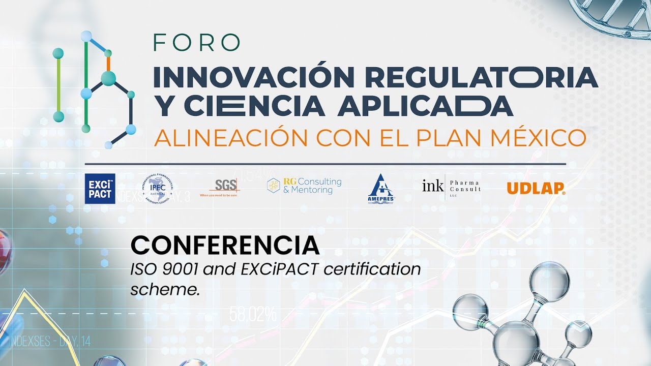 Conf. ISO 9001 and excipact certification scheme y The impact and role of artificial intelligence