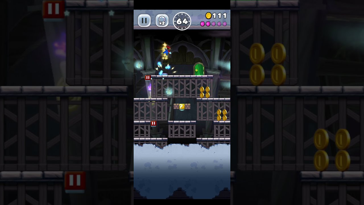 WORLD6-2 ピンク～ブラックコインの取り方 | スーパーマリオラン攻略・解析