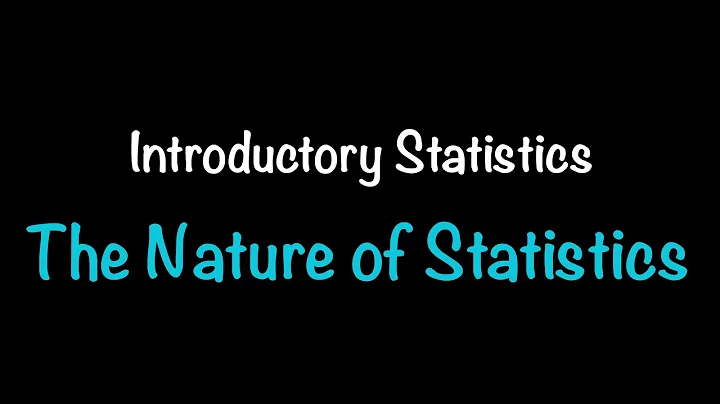 Introductory Statistics: Chapter 1--The Nature of Statistics (1.1-1.3) | Math with Professor V - DayDayNews