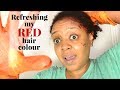 REFRESHING MY HAIR COLOUR | THIS WAS NOT PLANNED! | SHOW AND TELL | THE CURLY CLOSET