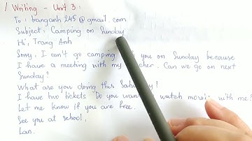 Unit 3 - Writing - Tiếng Anh 6 - iLearn Smart World