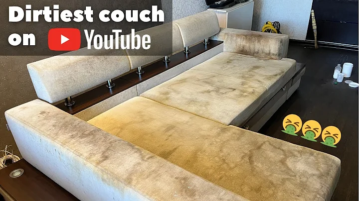 Deep Cleaning a Beige Sofa That Hasn’t Been Washed in Years