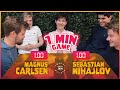 World Champion Magnus Carlsen Plays Bullet Vs. "IM Sebinhoo" | Office Jam