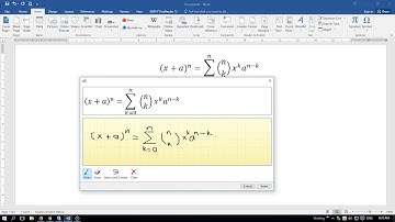 Hướng dẫn viết công thức Toán học trên Word 2016. How to Write Math Equations.