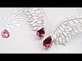 High Jewellery Diamond and Rubies Captivating Wings Earrings I PIAGET