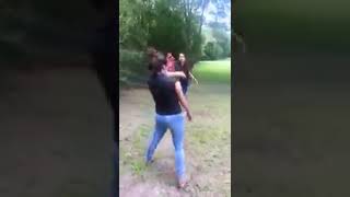 A Fight Between Two Girls Mdabza Bnat شجار بين فتاتين جميلتين من أجل شاب