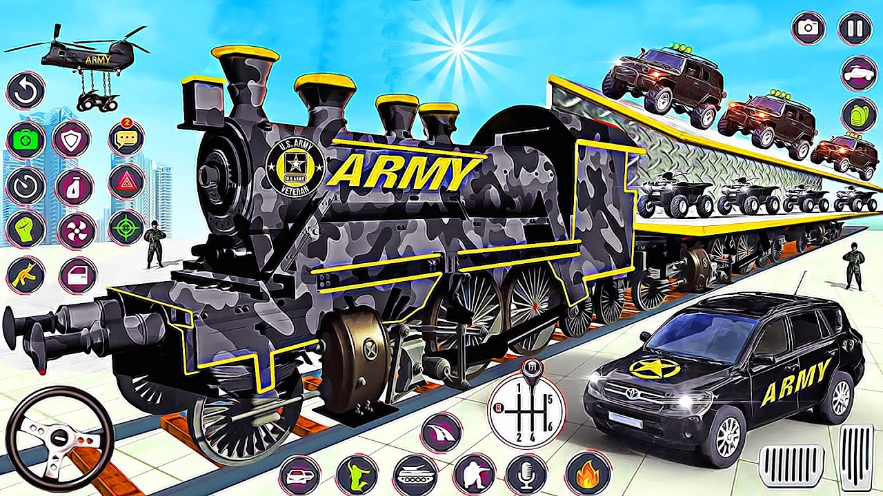 Offroad US Army Transport Sim - Uphill Truck and Jeep Driving | Android Gameplay