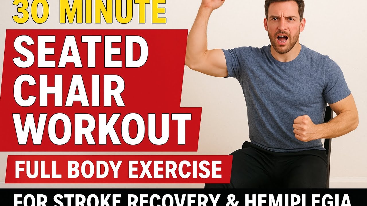 30 Minute Seated Chair Workout | Full Body Exercise for Stroke Recovery & Hemiplegia