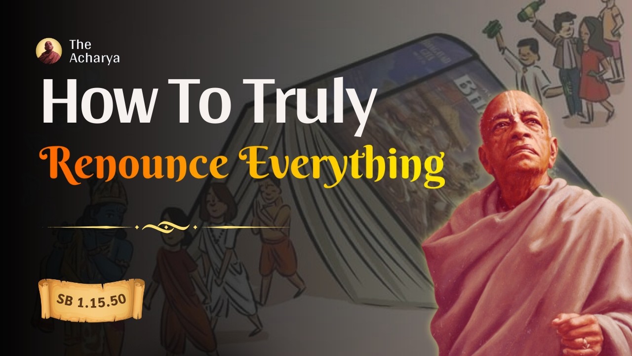 How To Truly Renounce Everything | SB 1.15.50 | Los Angeles, California | Srila Prabhupada