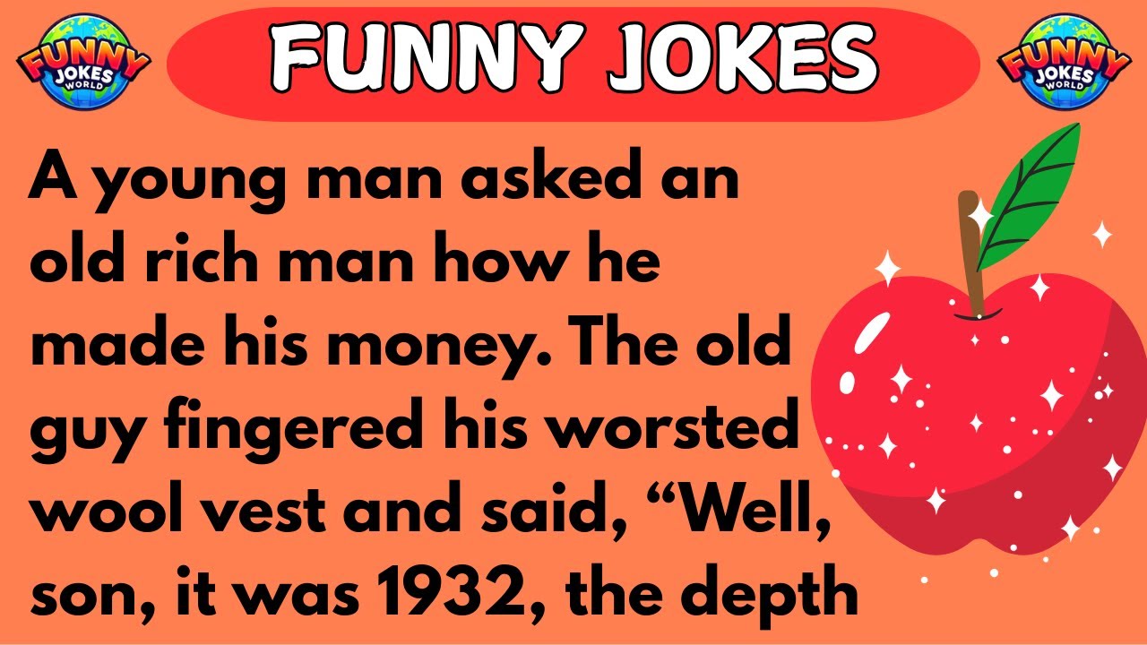 FUNNY JOKES | How One Apple Turned Into Millions.. Sort Of 😂🍏💰| The Hilarious Secret to Getting Rich