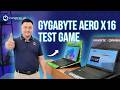 Laptop Gaming mỏng nhẹ chơi game có nóng không? Test Game Gigabyte Aero X16