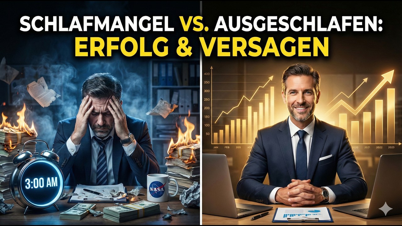 Schlafmangel kostet Milliarden! Schlaf & Business (Die unterschätzte Produktivitätswaffe) Video Nr 4