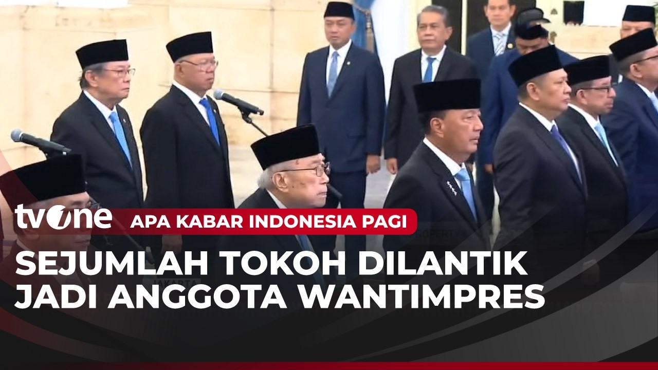 Presiden Prabowo Lantik 24 Anggota Wantimpres | AKIP tvOne
