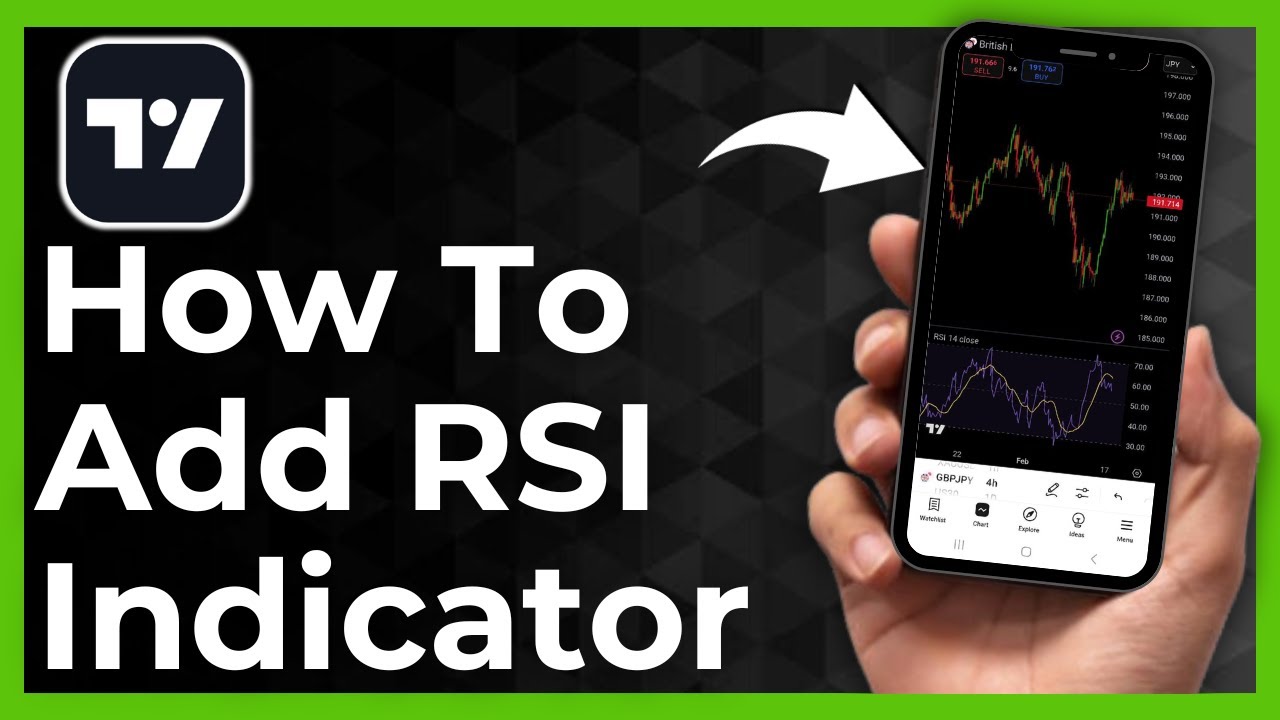 How To Add RSI Indicator In Tradingview Mobile App - YouTube