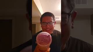 Day 132 of 1000 Smoothies!White Chocolate Raspberry Truffle Ice Cream