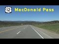 US-12 over MacDonald Pass in Montana