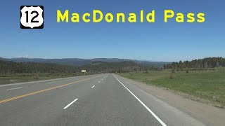 US-12 over MacDonald Pass in Montana