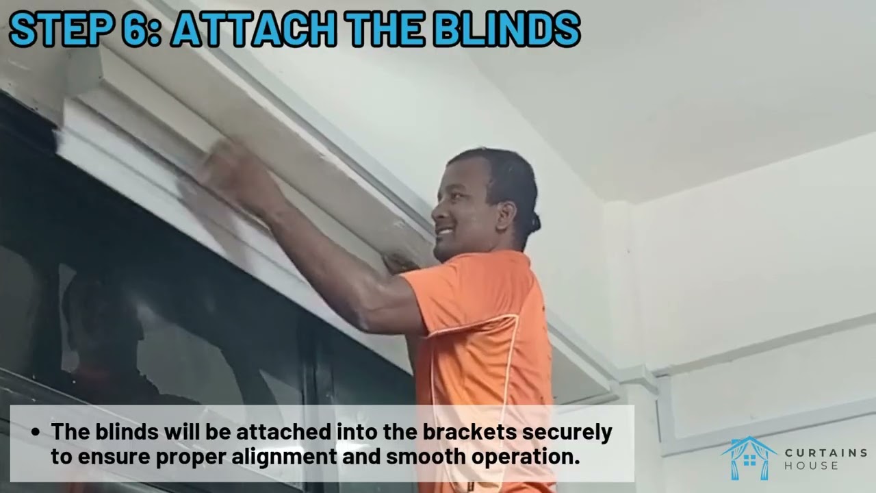 Fast & Professional Korean/Combi Blinds Installation Service by Curtains House Singapore