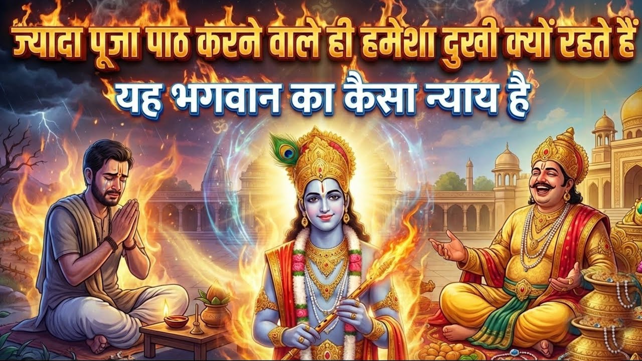 ज्यादा पूजा पाठ करने वाले ही हमेशा दुखी क्यों रहते है? ये भगवान का कैसा न्याय है? Motivational Story
