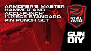 Armorer's Master Hammer™ & Accu-Punch® 11-Piece Standard Pin Punch