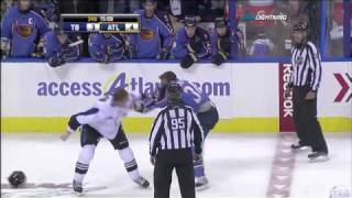 Todd Fedoruk Vs Eric Boulton Oct 3, 2009