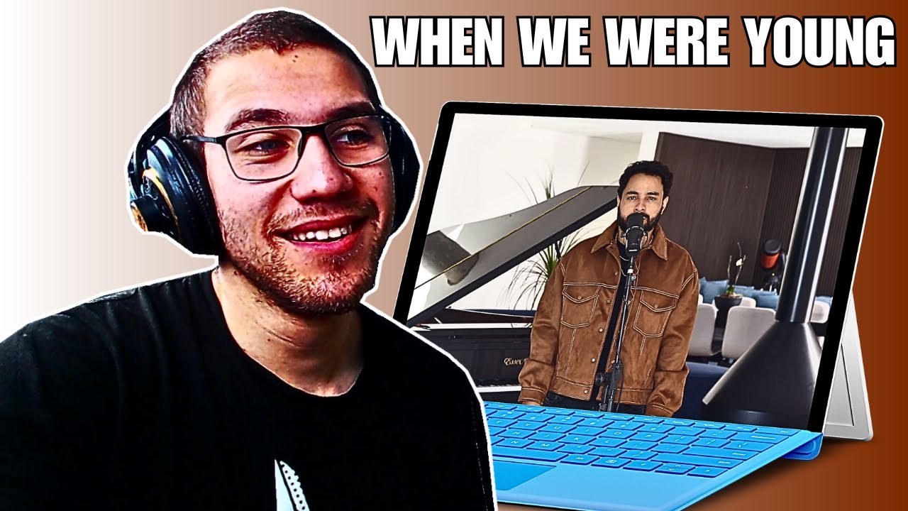 Reacting To Gabriel Henrique - When We Were Young(Adele Cover)!!!