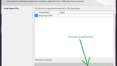 CS403 SQL installation.