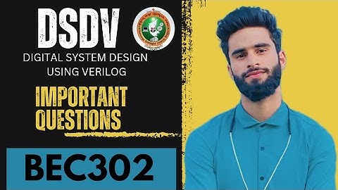 Digtal System Design Using Verilog Important Questions Vtu 💯
