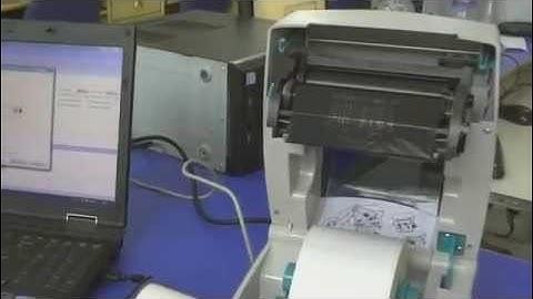 Process of thermal printer to print barcode labels tags with Barcode Generator Software