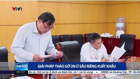 Giải pháp tháo gỡ ùn ứ sầu riêng xuất khẩu