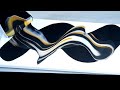 METALLIC Acrylic Pouring with a Dustpan / Easy Abstract Acrylic Painting for Beginners (391)