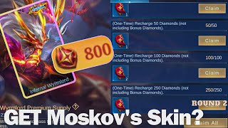 ROUND 2 DRAW EVENT ALL STAR MOSKOV 19 TICKETS SKIN MOSKOV INFERNAL WYRMLORD MOBILE LEGENDS