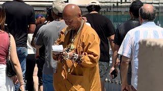 Download lagu Cities across America Scamming Monks are Not Peace walking monks