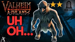 TWO STAR TROLL AND TRADER LOOTING - ASHLANDS EP 3 | VALHEIM