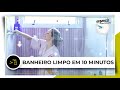 LIMPEZA RÁPIDA DO BANHEIRO - EM MENOS DE 10 MINUTOS! | OSF - Rafa Oliveira