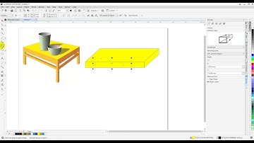 Vẽ bàn 3D trong corel Tự học corel A-Z