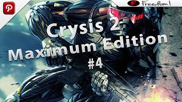 Crysis 2 Maximum Edition PC Ultra Graphics Gameplay [HD 1080p] Part 4