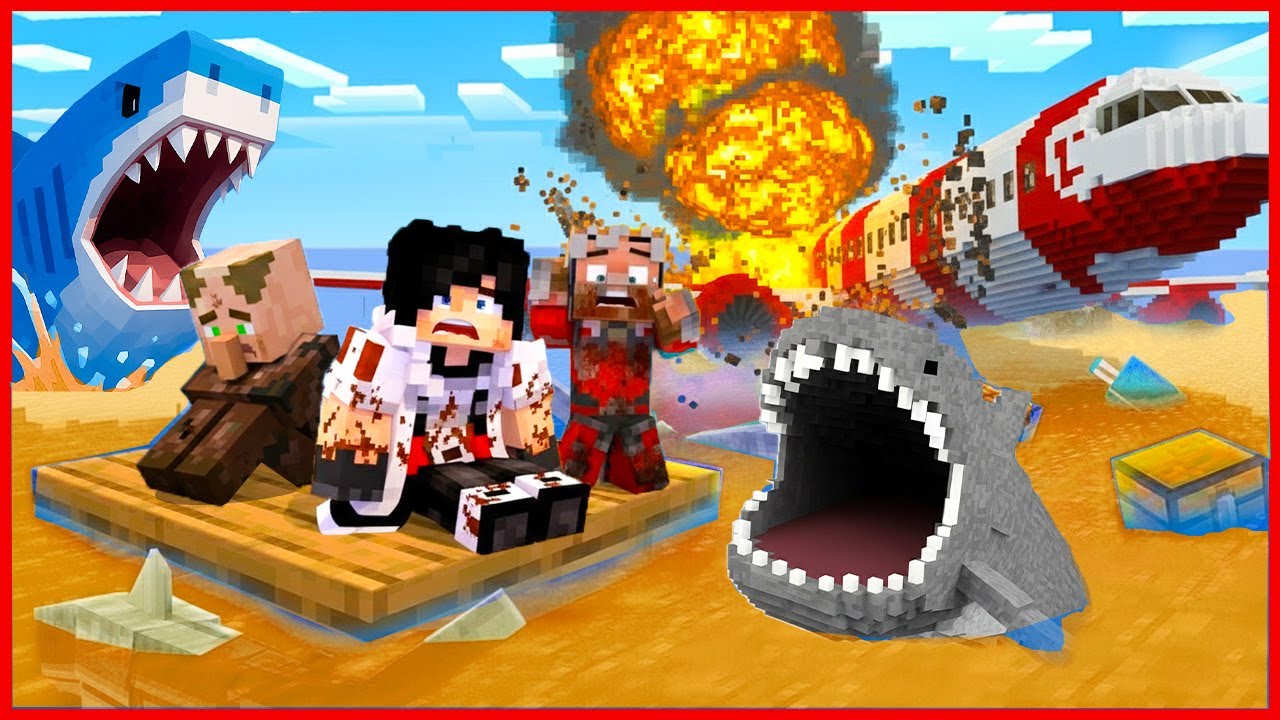 100 HARI DI TERJANG TSUNAMI FANTA VS TSUNAMI COCACOLA DI MINECRAFT ! SMUA HANGUS