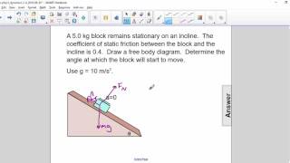 AP 1 Dynamics 2D Question 40