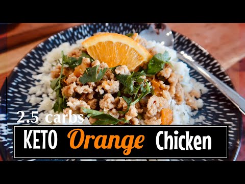 Keto/Low Carb ORANGE CHICKEN Dinner!! copycat PF Chang's Orange Sauce! hqdefault