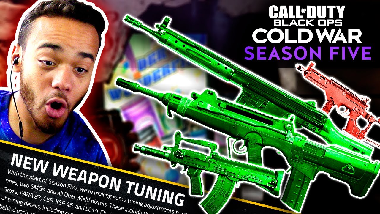 SO MANY ASSAULT RIFLE BUFFS! (Cold War Season 5 Weapon Tuning Update Details)