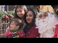 Kids Visit ‘Shogun Santa’ at Japanese Village in Los Angeles