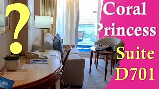 Coral Princess - Suite D701 Tour - What is a Suite like? Watch this...🚢✨