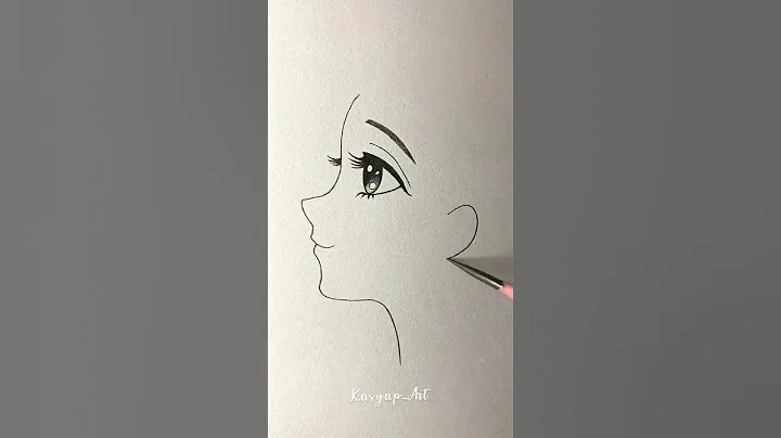 Cute doll face pencil sketch || Doll drawing for kids || Girl drawing